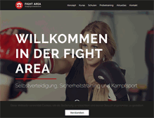 Tablet Screenshot of fightarea.de
